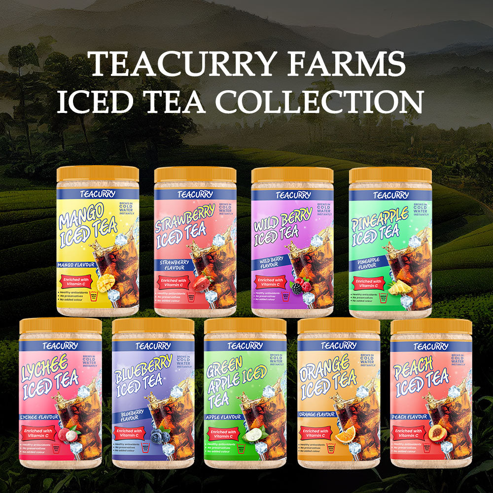 Wildberry Instant Iced Tea Mix - Highly Flavourful, All Natural Ice Tea Powder for Instant Ice Brews & Cold Brews