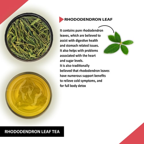 Teacurry Rhododendron Leaf Tea - ingridents 
