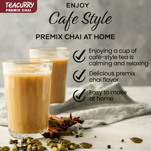 Teacurry  Masala Chai instant premix - cafe like taste  - masala tea instant - masala chai premix - instant chai premix