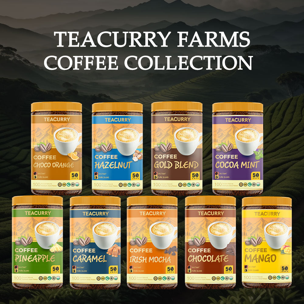 Coffee Tea - 100% Natural Coffee Flavoured Chai Tea for Energy | With Assam Black Tea