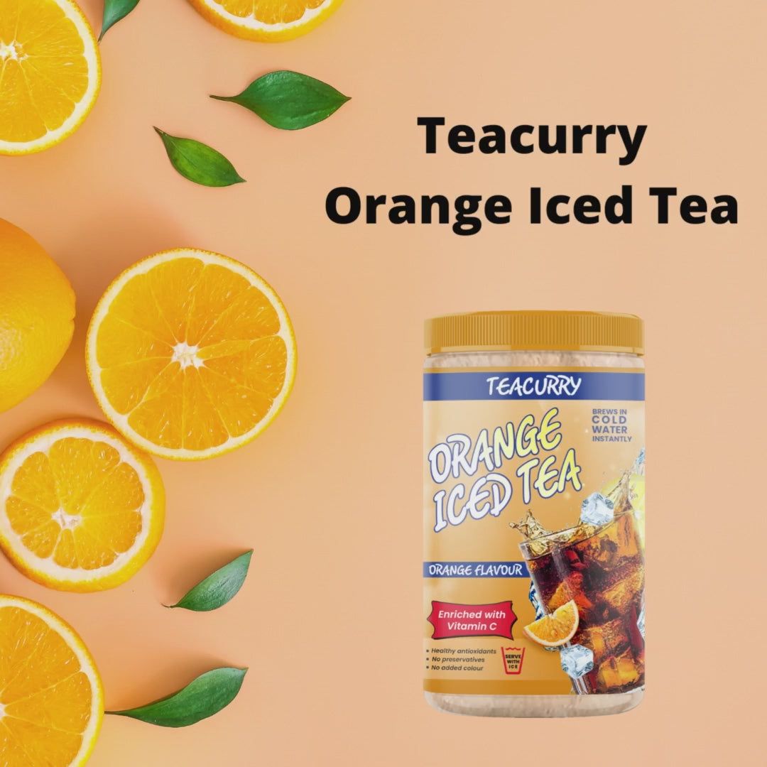 TEACURRY Orange Iced Tea Video