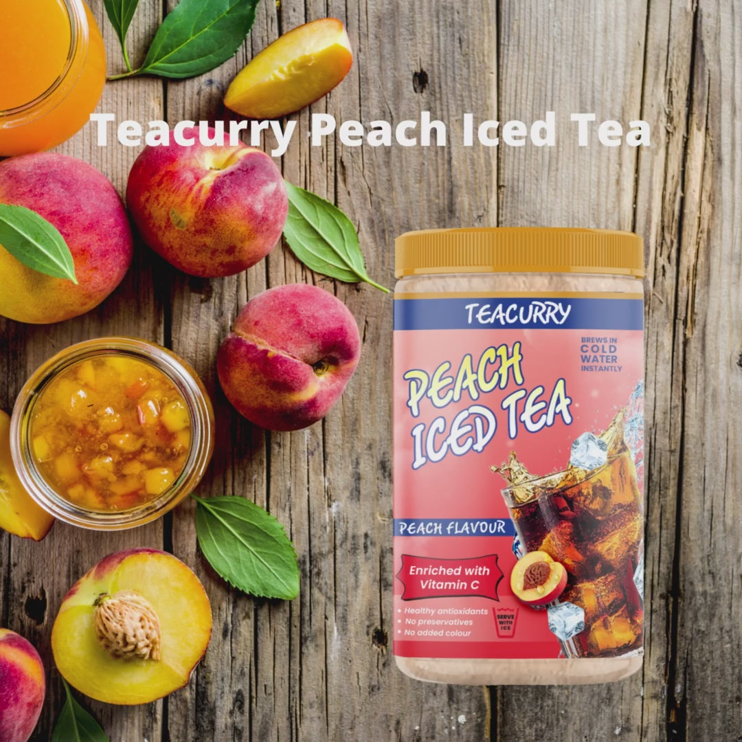 Teacurry Peach Iced Tea Video