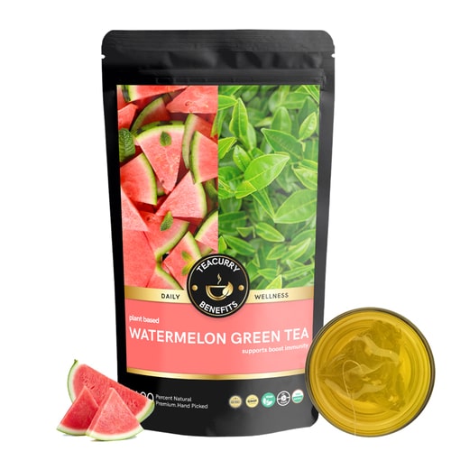 Teacurry Watermelon Green Tea - lose leaf tea