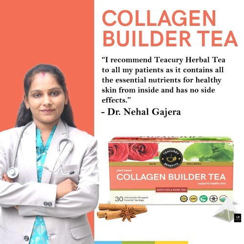 Teacurry Collagen Builder Tea Recommend by Dr.  Nehal Gajera