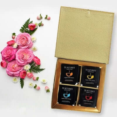 Teacurry Exotic Flowers Gift Box Tea Bags