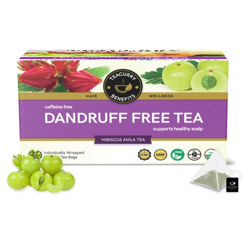 Teacurry Dandruff Tea Free Tea 1 Month pack 30 Tea bags