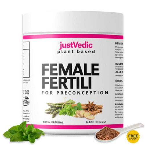 Female Fertili Drink mix jar image  - drinks that boost fertility - drinks to get pregnant