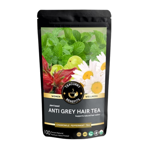 Teacurry Anti Grey Hair Tea  - lose pack 