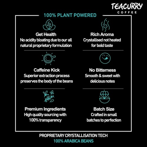 Teacurry Coffee Pack of 5 - 100% plant powder