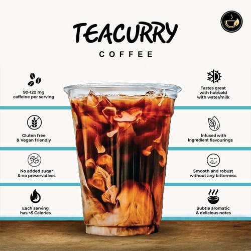 Teacurry Pineapple Instant Coffee - 100% natural