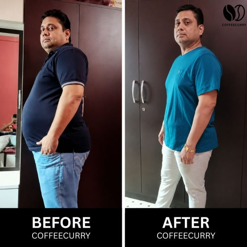 Coffeecurry Belly Fat Coffee - Man Before & After