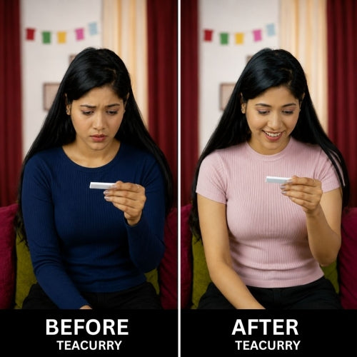 Teacurry Women Fertility Tea - Women Before & After