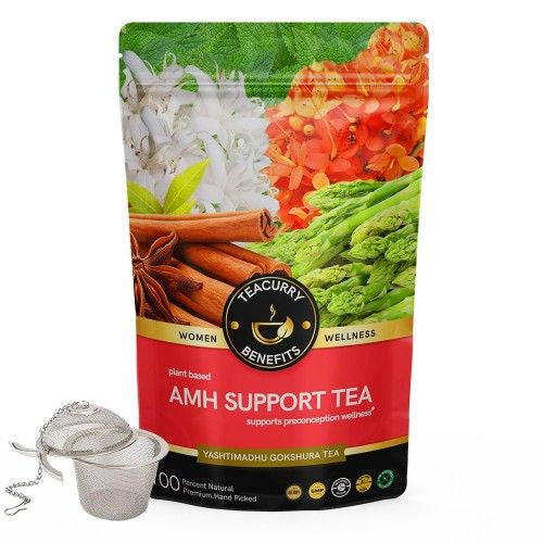Teacurry AMH Support Tea Pouch with Infuser
