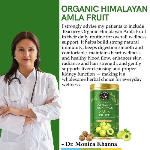 Dr. Monica Khanna Recommends Teacurry Organic Himalayan Amla Fruit 