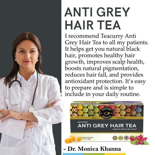 Teacurry Anti Grey Hair Tea Doctor Recommends