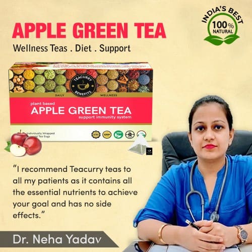 Teacurrry Apple Green Tea - recommended by doctors