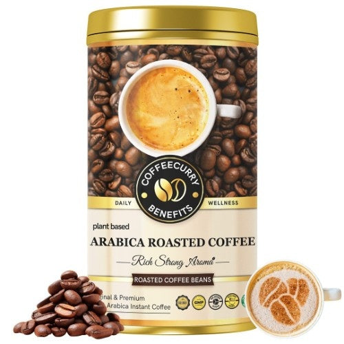 Teacurry Arabica Medium Roasted Coffee Beans Main Image  