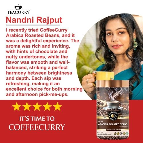 Coffeecurry Arabica Roasted Coffee Bean Testimonial Image