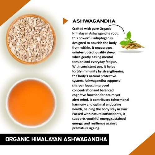 Organic Himalayan Ashwagandha ingredients 