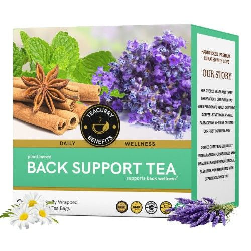 Teacurry Back Support Tea 3D Box