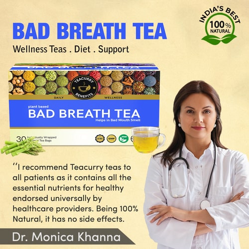 recommended by doctors for chamomile tea for bad breath