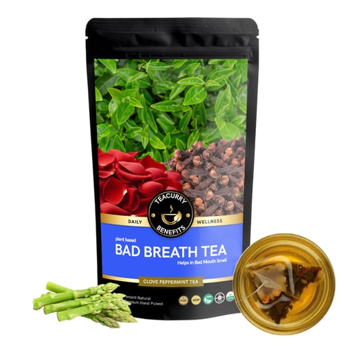 lose pack of chamomile tea for bad breath