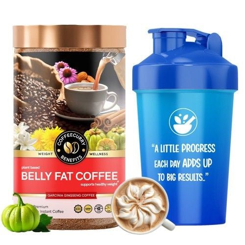 Coffecurry Belly Fat Coffee with Shaker