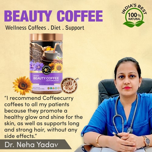 recommended by doctors for coffee powder for skin whitening