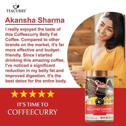 Coffecurry Belly Fat Coffee Testimonial Image
