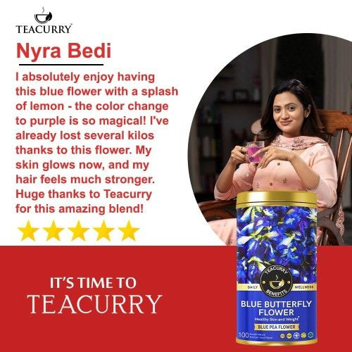 Teacurry Blue Pea Tea Testimonial