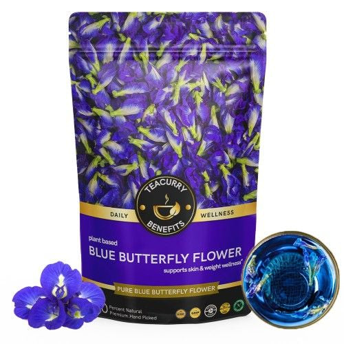 Teacurry Blue Butterfly Tea Pouch Image