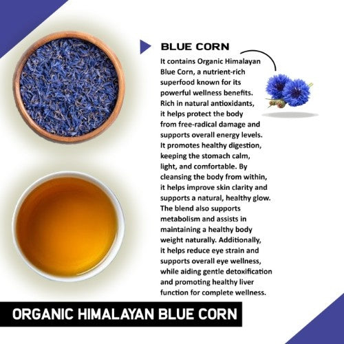 Organic Himalayan Blue Cornflower Petals Ingredients 