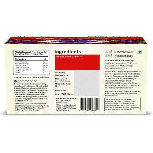 Teacurry Blue Red Tea Back Image 