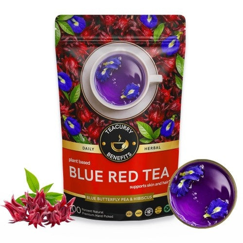 Teacurry Blue Red Tea Pouch 