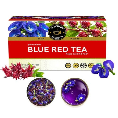 Teacurry Blue Red Tea Box