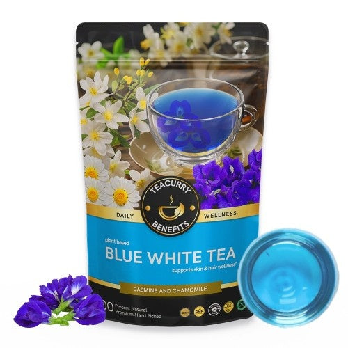Teacurry Blue White Tea Pouch