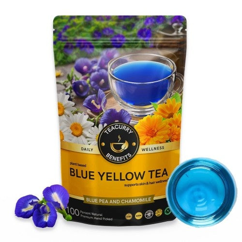 Teaurry Blue Yellow Tea Pouch