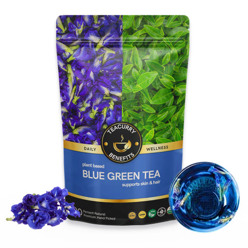 Teacurry Blue Green Tea Pouch 