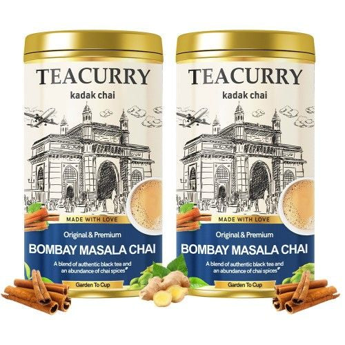Teacurry Bombay Masala Chai Tin Can 