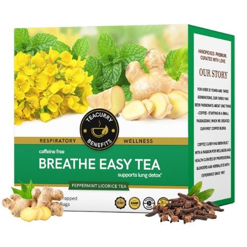 Teacurry Breathe Easy Tea 3D Box