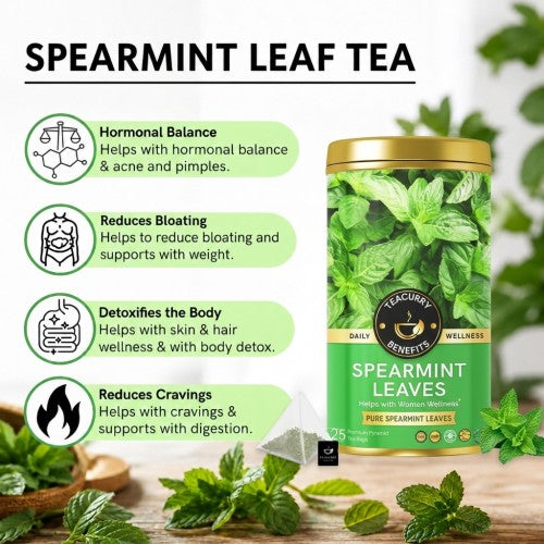 Benefits of Teacurry Spearmint Leaf Tea