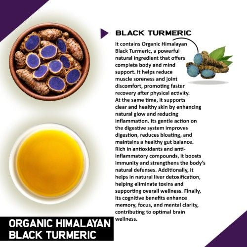 Organic Himalayan Black Turmeric Sticks Ingredients 