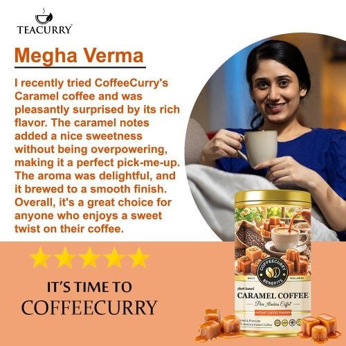 Teacurry Caramel Instant Coffee Powder Testimonial 