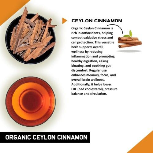  Organic Ceylon Cinnamon Powder Ingredients 