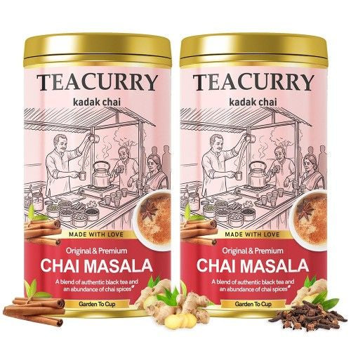 Teacurry Chai Masala Powder Tin Can 