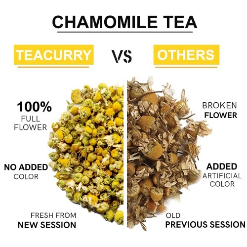teacurry Chamomile tea difference image