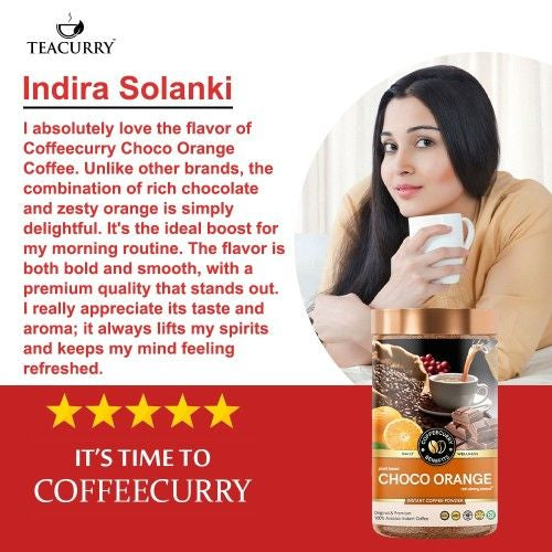 Coffeecurry Choco Orange Coffee Testimonial Image