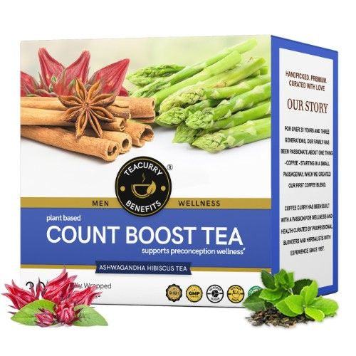 Teacurry Count Boost Tea 3D Box
