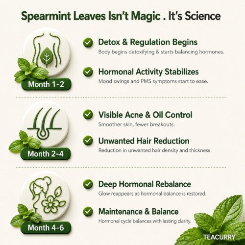 Teacurry Spearmint Tea Monthly Benefits