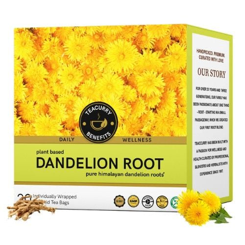Teacurry Dandelion Root Tea 3D Box